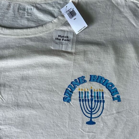 Old Navy Hanukkah Shine Bright T-Shirt XXL - Picture 3 of 3